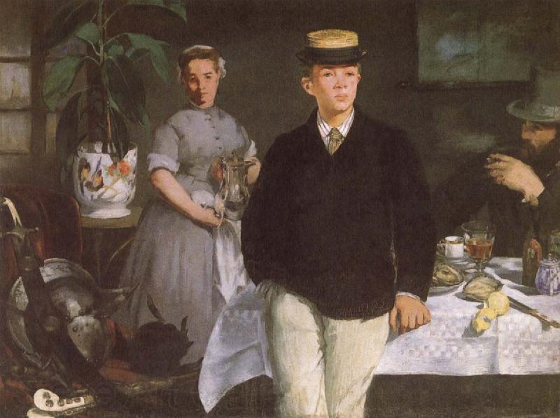 Edouard Manet Luncheon in the studio France oil painting art